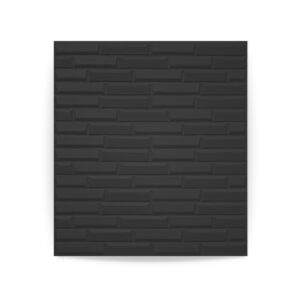 Placa 3D Azulejo New Black