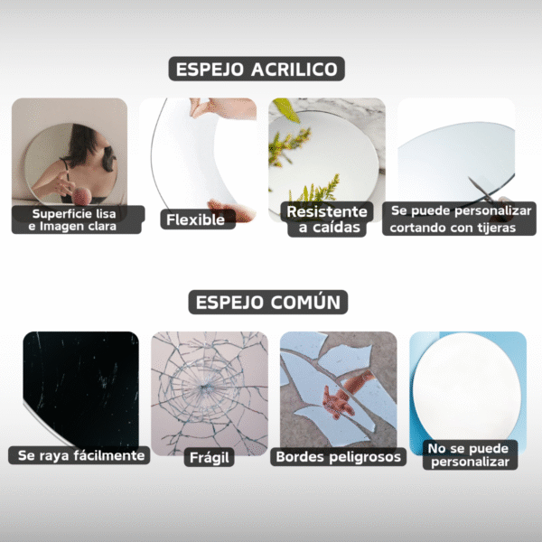 Espejo Autoadhesivo Circular 30cm - Imagen 7