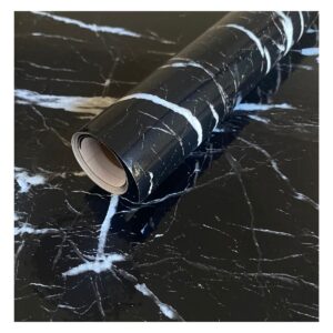 Papel vinilo autoadhesivo en rollo Simil Marquina
