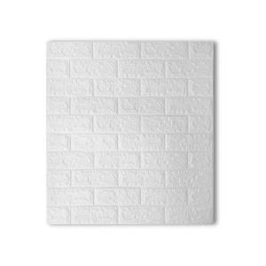 Placa 3D Azulejo Blanco Rustico 70×77