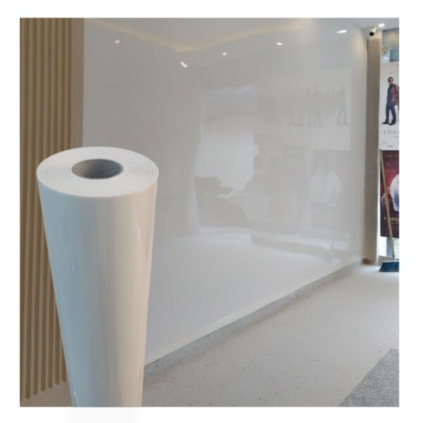 Rollo Vinilo Autoadhesivo White 1,20mts x 3mts - Imagen 2