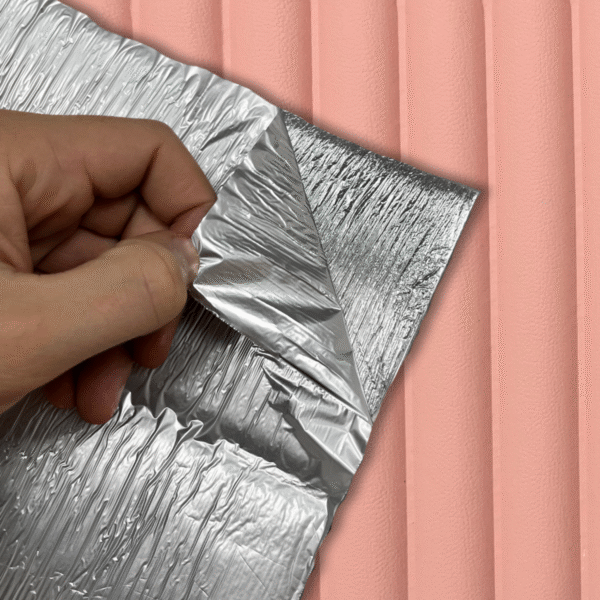 Wall Panel Autoadhesivo Simil Cuero Rosa - Imagen 6