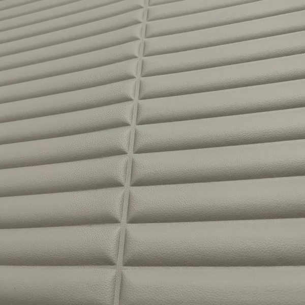 Wall Panel Autoadhesivo Simil Cuero Gris