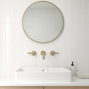 Wall Sticker 3D Subway Blanco 30x30