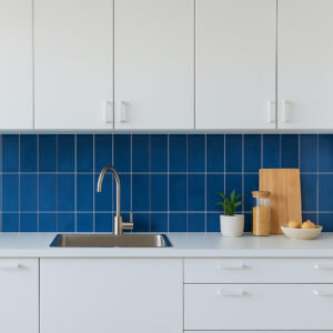 Kit x 10 Wall Sticker 3D Subway Azul 30x30