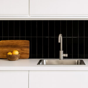 Wall Sticker 3D Subway Negro 30x30