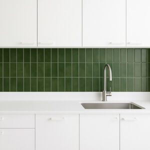 Wall Sticker 3D Subway Verde 30x30