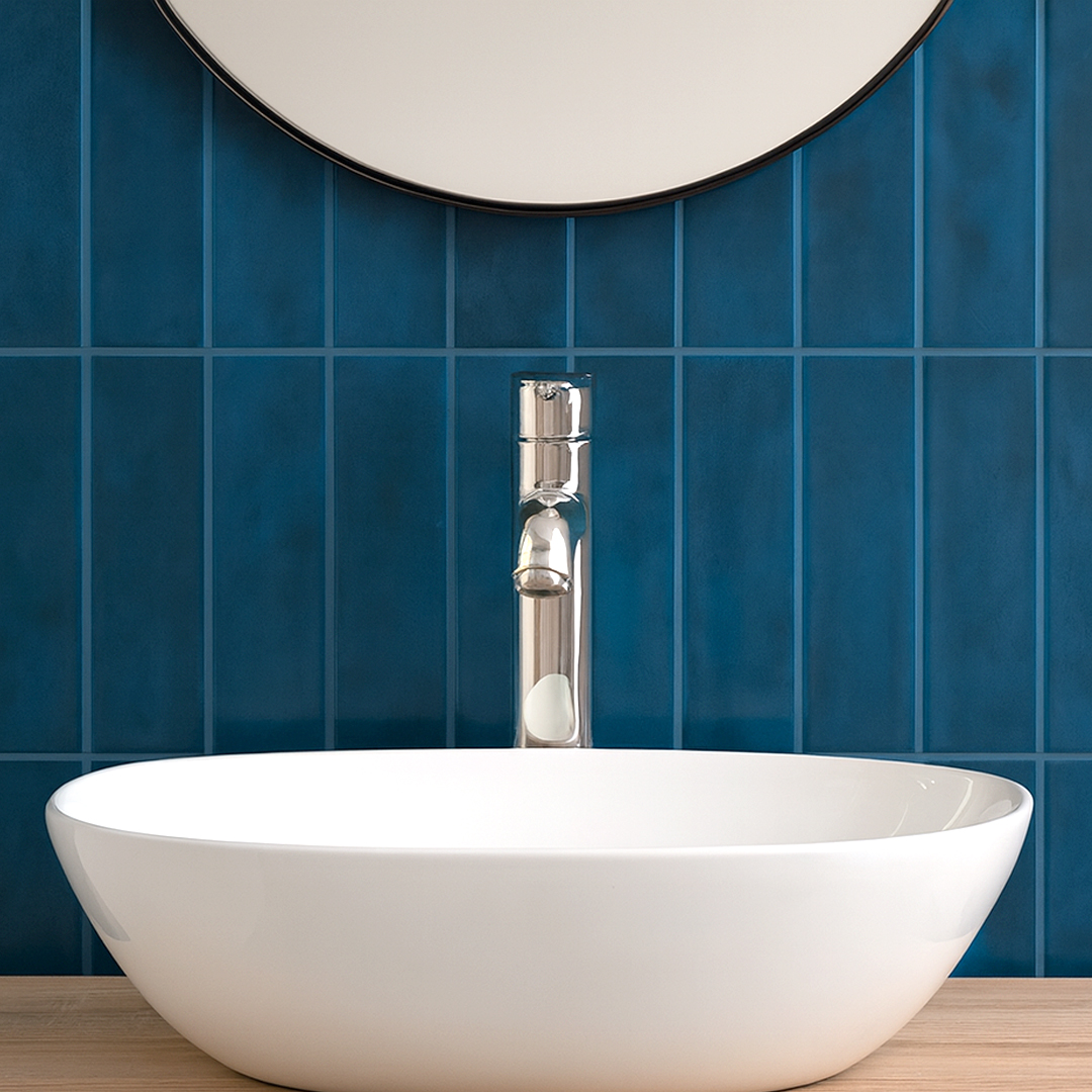 Kit x 10 Wall Sticker 3D Subway Azul 30x30 - Imagen 5