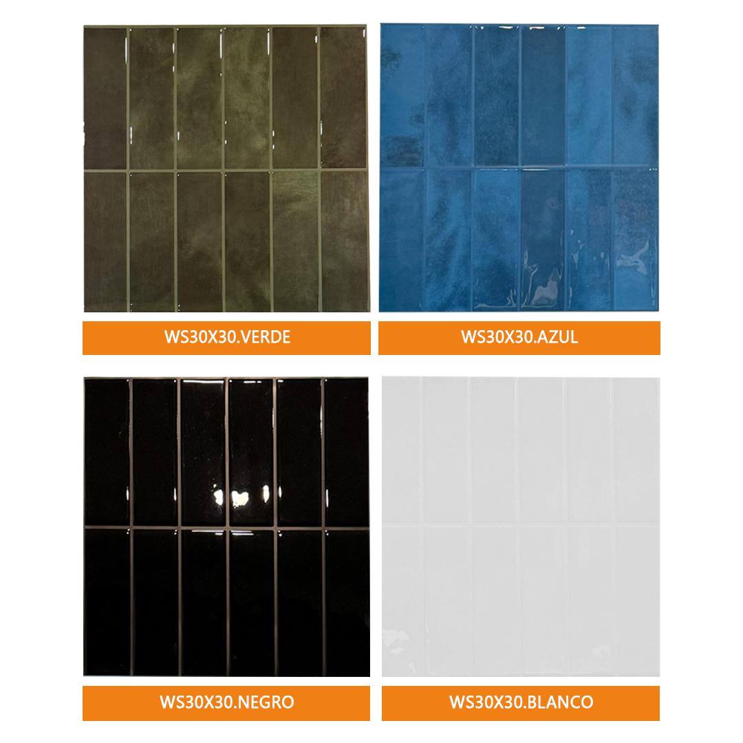 Wall Sticker 3D Subway Blanco 30x30 - Imagen 3