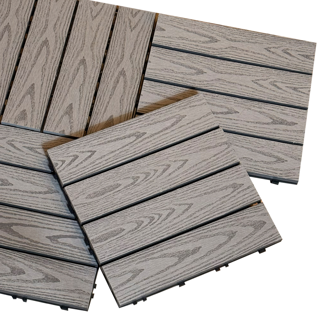 Deck Click Encastrable Gris