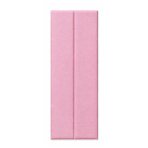 Placa Wall Panel Simil Cuero Rosa Autoadhesivo