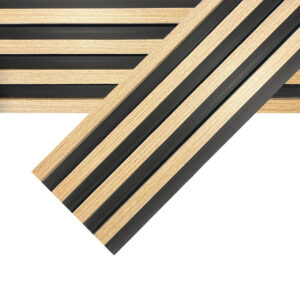 Wall Panel WPC Roble Fondo Negro