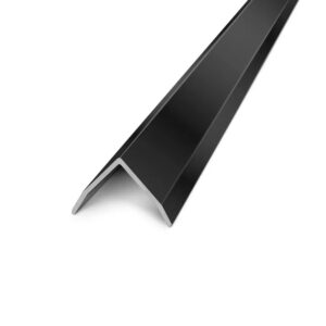 Terminación Aluminio Negro Placa de PVC