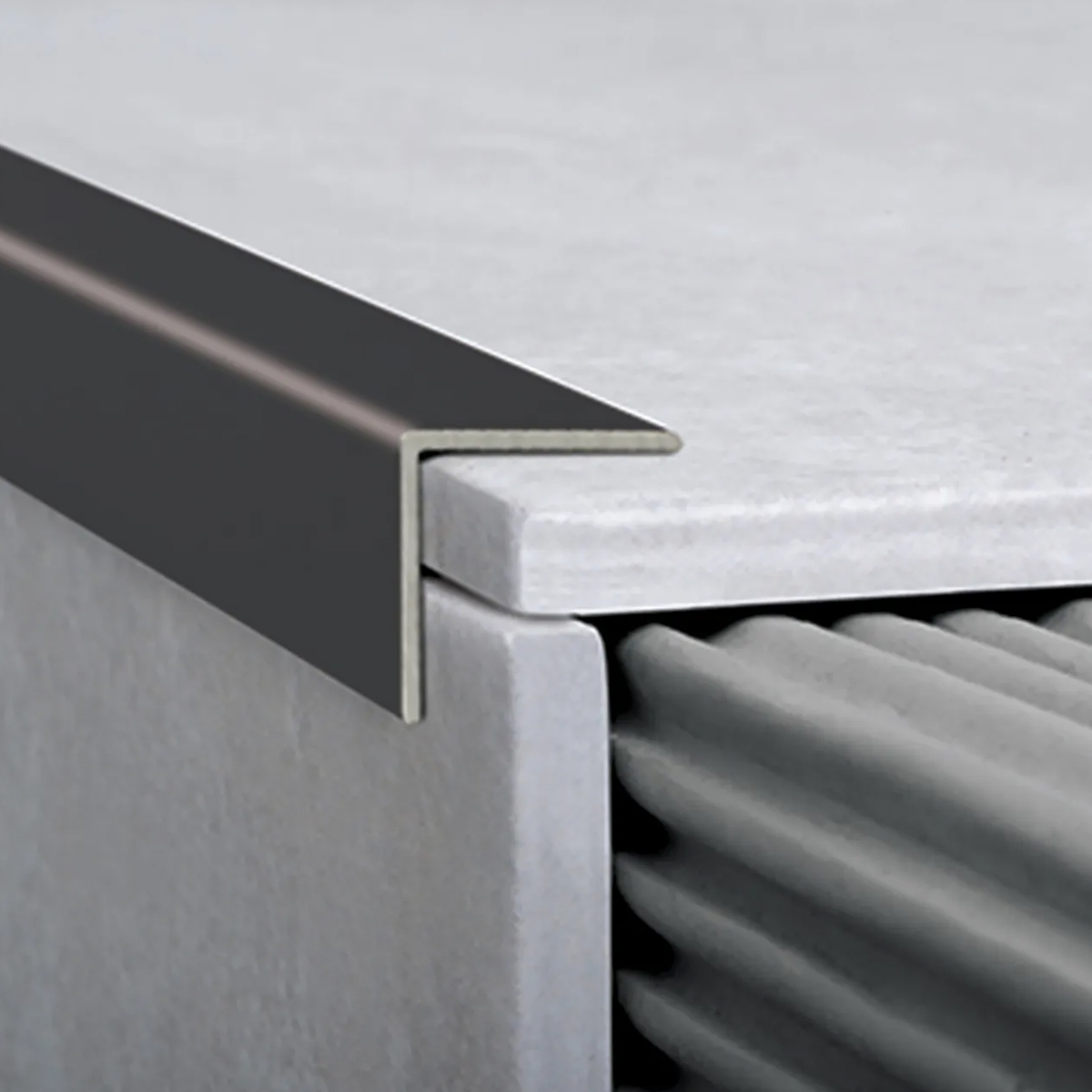 Terminación Aluminio Negro Placa de PVC - Imagen 2